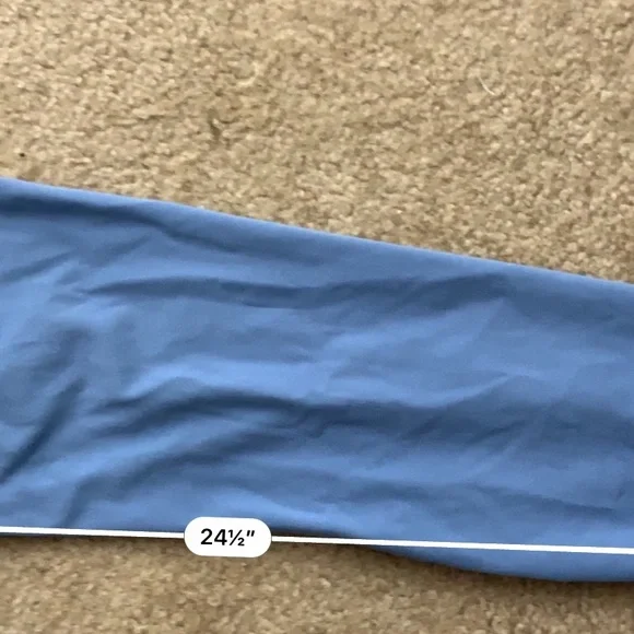 Yogalicious light blue soft athletic leggings - Picture 5 of 6